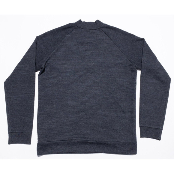 Marine Layer Sweater Men's Small Henley Pullover USA Cotton Polyester Rayon Gray - Picture 3 of 8